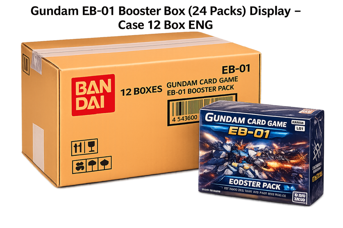 Gundam EB-01 Booster Box (24 Packs) Display – Case 12 Box ENG