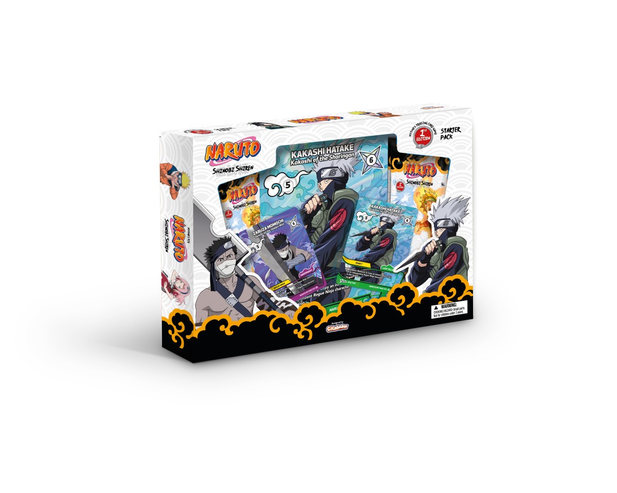 NARUTO MYTHOS TCG - SHINOBI SHIREN - STARTER PACK - KAKASHI + ZABUZA - ENG