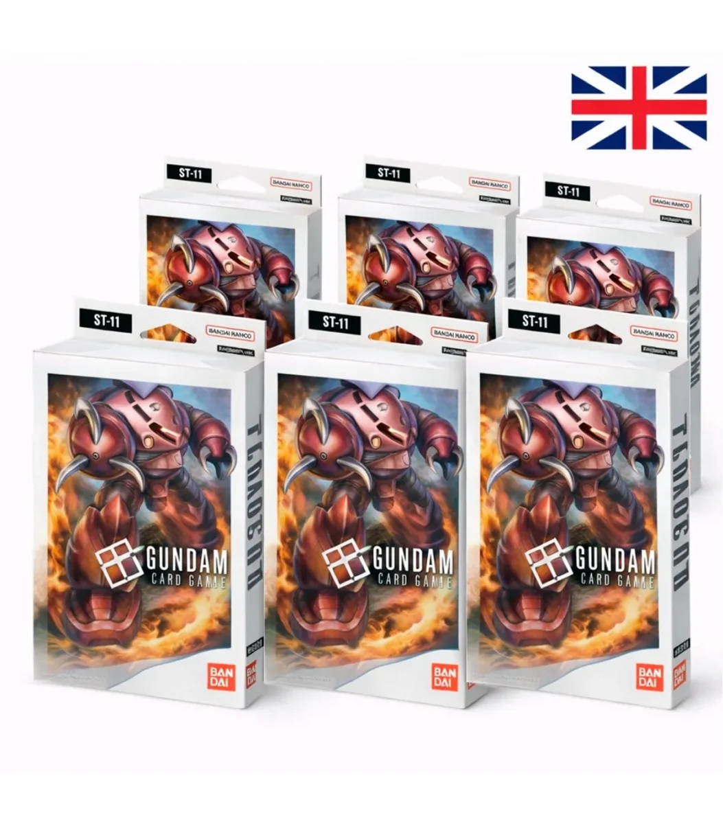 Gundam Card Game ST-11 Starter 6 Decks Display ENG