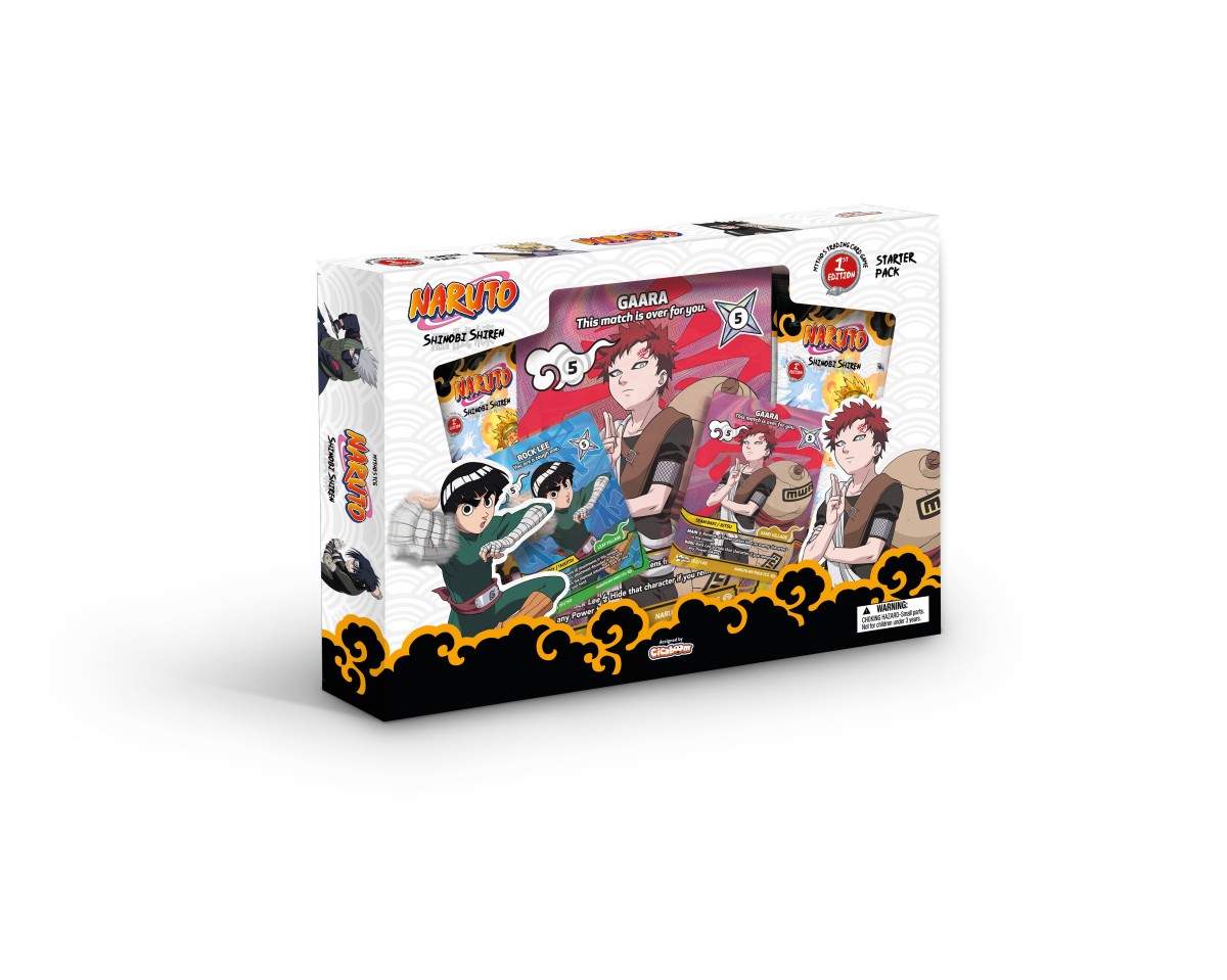 NARUTO MYTHOS TCG SHINOBI SHIREN STARTER PACK  GAARA + ROCK LEE - ENG
