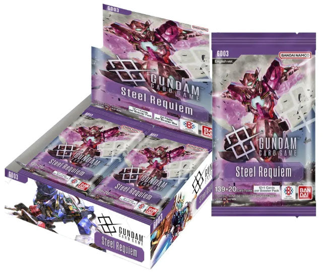 Gundam Card Game Booster Box Steel Requiem GD-03