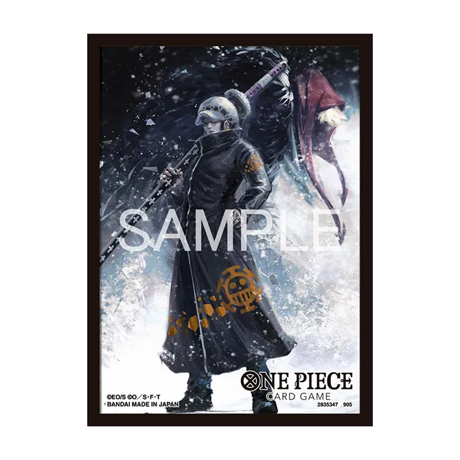 One Piece Card Game Bustine Protettive Ufficiali Limited Edition Vol.6 - Trafalgar Law (70 Sleeves)