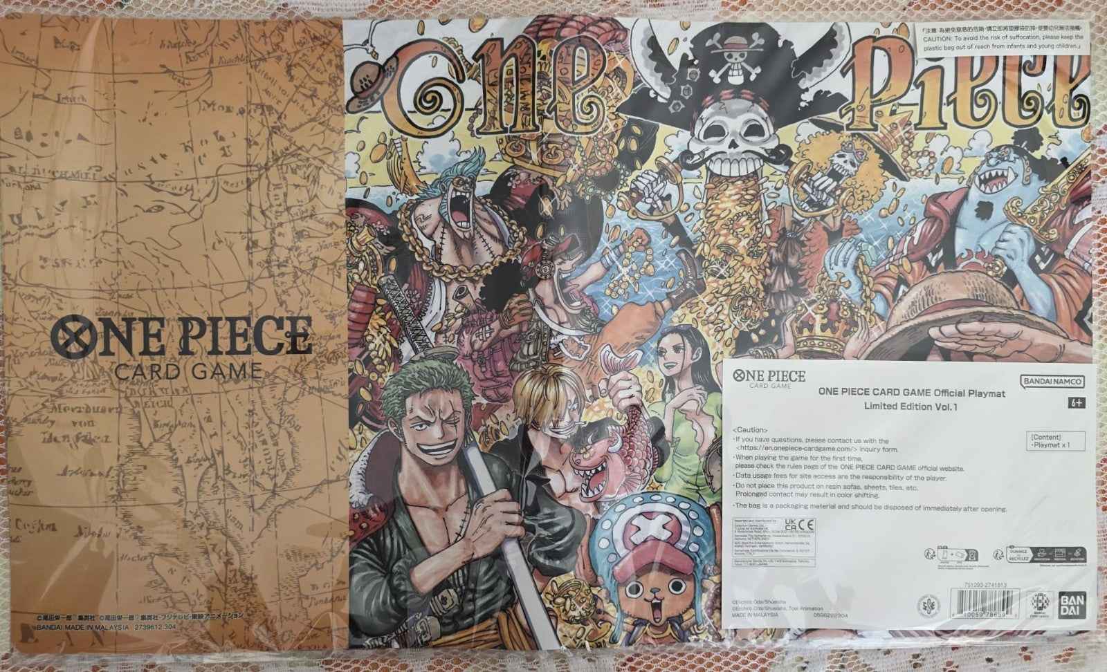 Tappetino da gioco One Piece Limited Edition Vol.1 Ufficiale