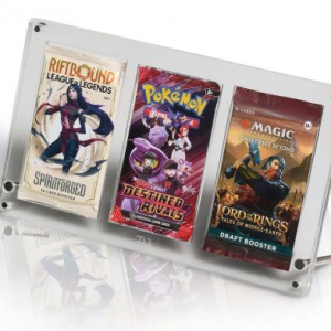 Acrylic Box Protector for Booster Packs – 3-Pack Display Case
