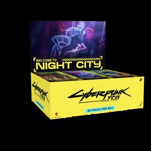 Cyberpunk TCG Welcome to Night City Beta Booster Box 36 Packs EN